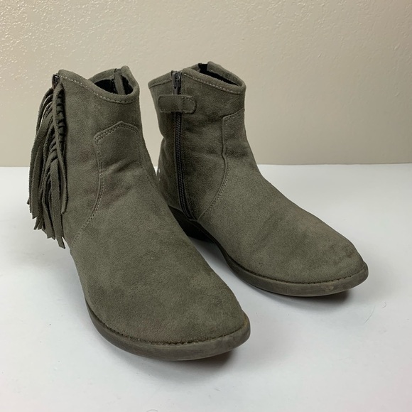 Circus by Sam Edelman Gray Suede Ankle Boots - Picture 2 of 8
